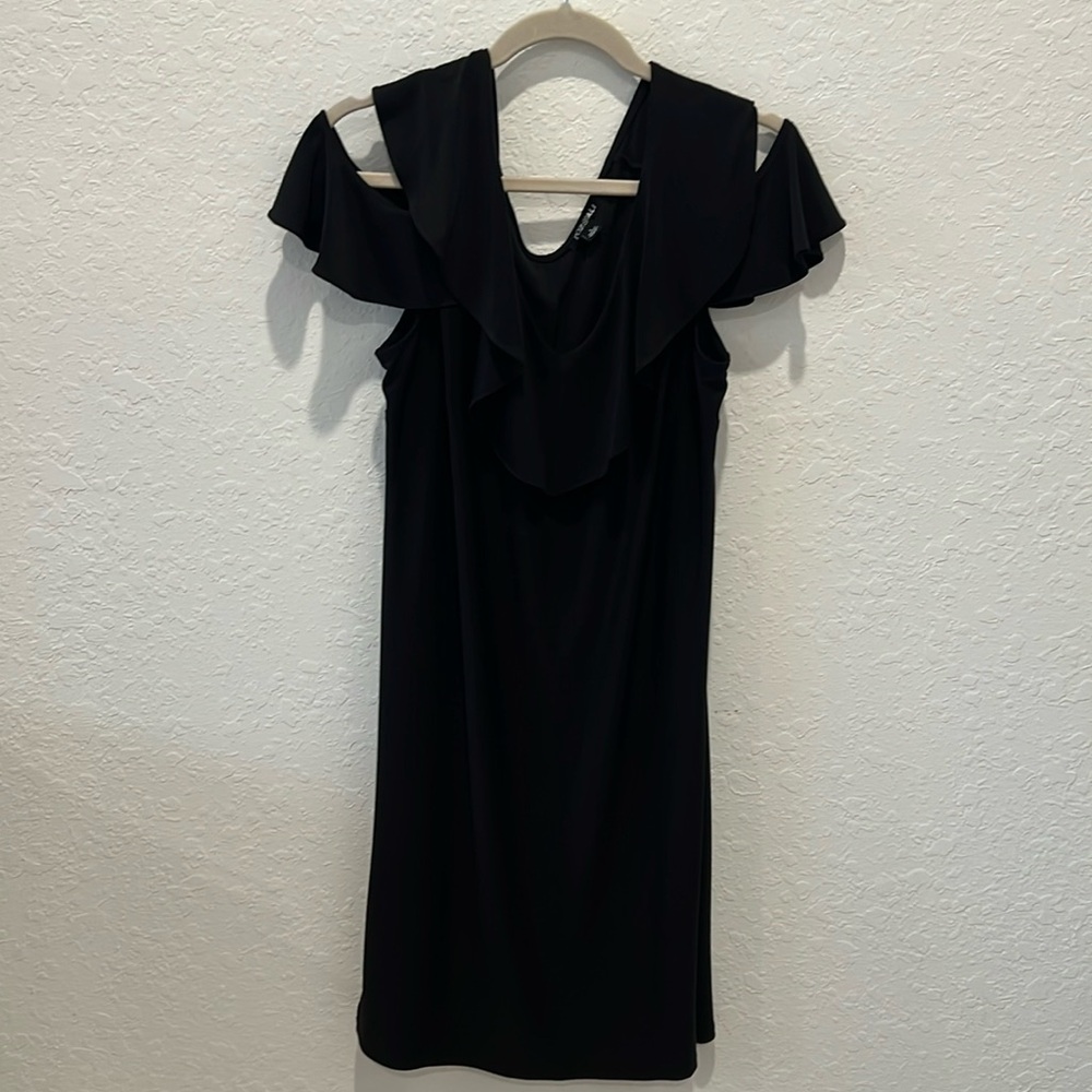 ROZ & ALI Black Large dress